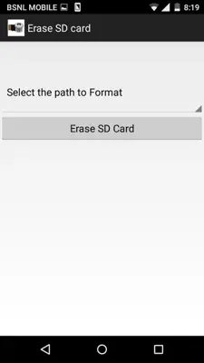 Format SD card android App screenshot 0